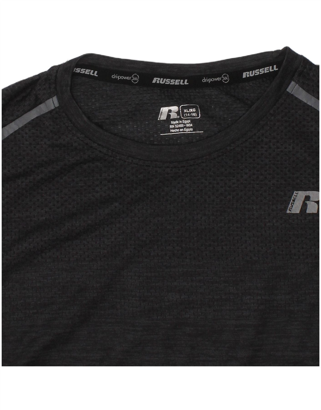 RUSSELL ATHLETIC Débardeur Dri-Power Garçon 14-15 Ans XL Gris Chiné