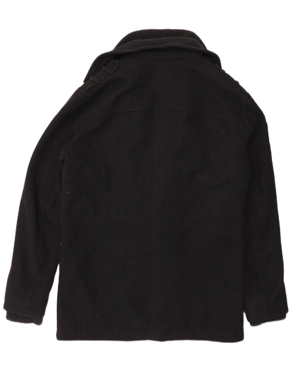 Jack & Jones Caban Homme UK 40 Large Laine Noire