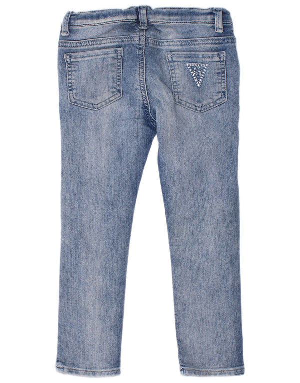 Guess Jeans Slim Fille 4-5 ans W22 L18 Bleu Coton
