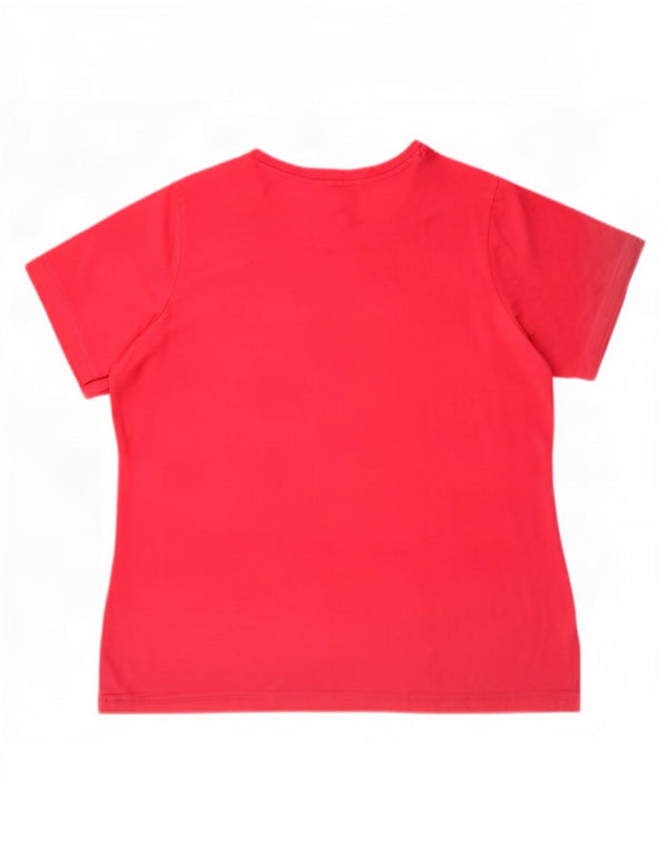 Adidas T-shirt graphique pour femme UK 28/30 3XL Rose