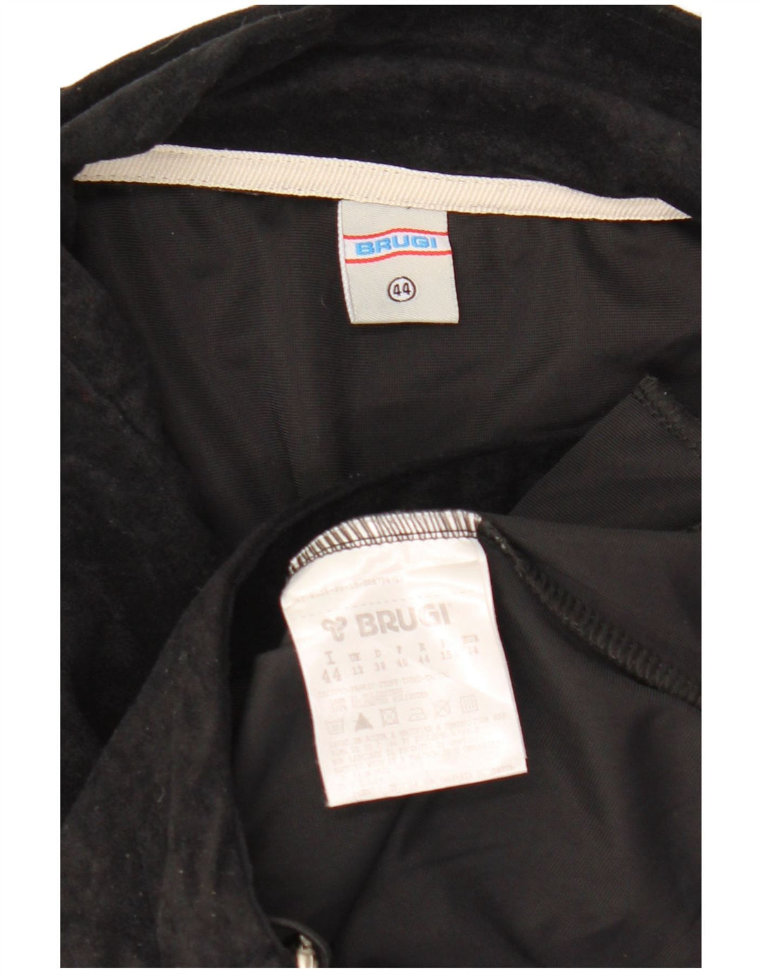 Brugi Veste polaire pour femme UK 12 Medium Noir Polyester
