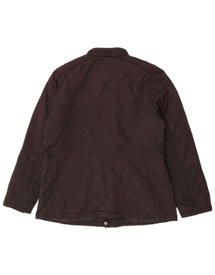 Marks & Spencer Veste matelassée pour femme UK 14 Large Noir Polyester