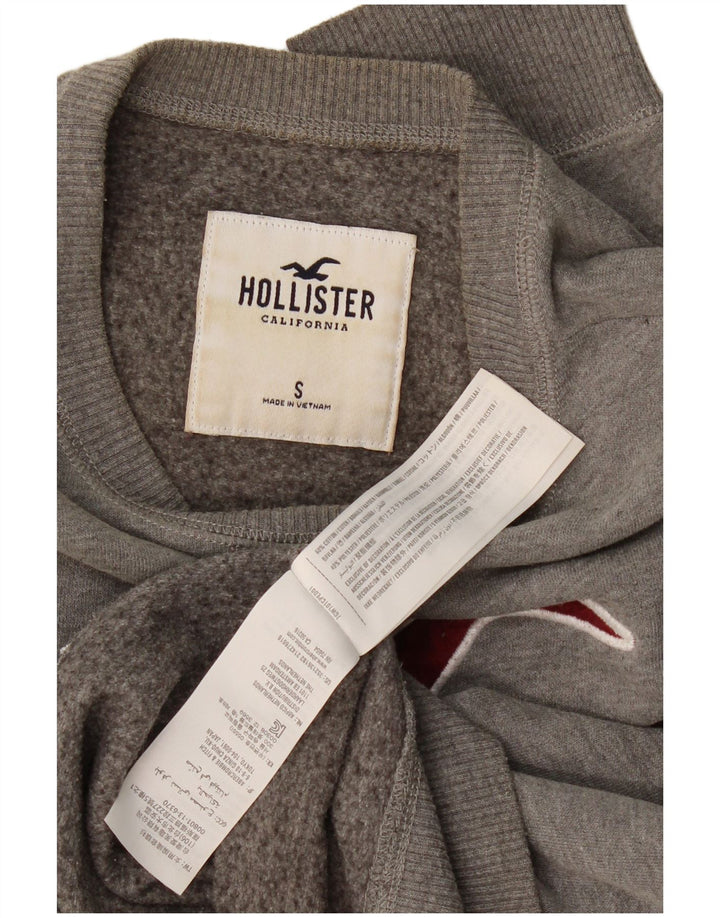 Hollister Sweat-shirt graphique pour homme, petit, gris, coton
