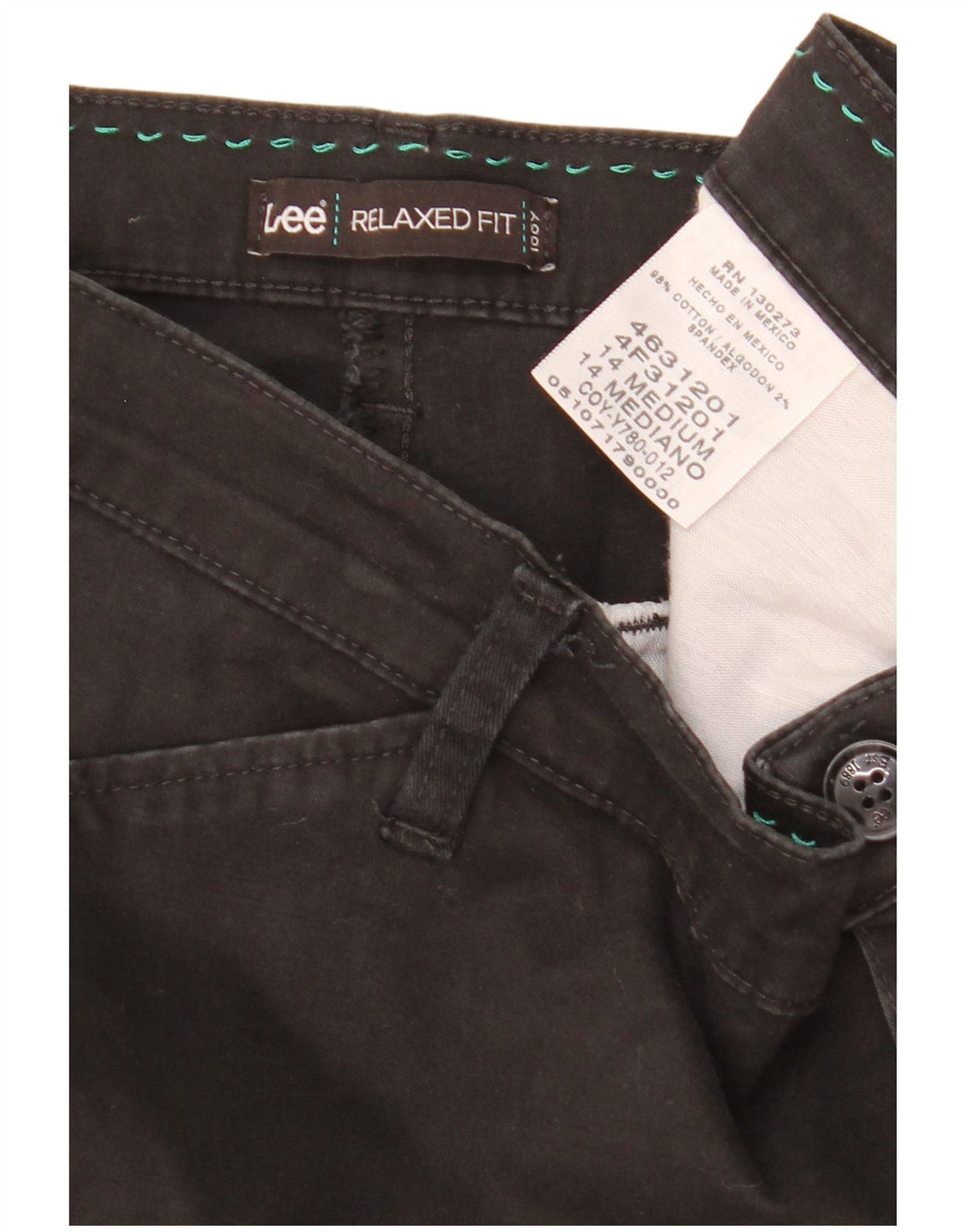Lee Femme US14 W36 L31 Coton Noir