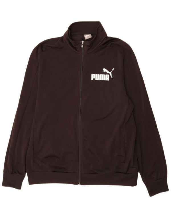 Puma Veste de survêtement pour homme XL Noir Polyester