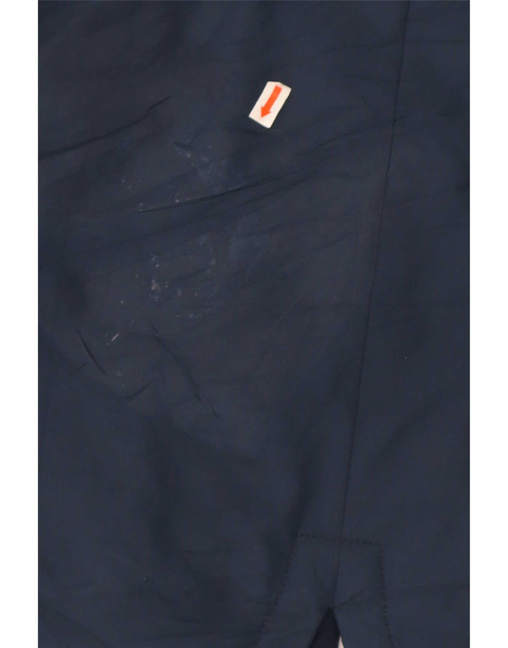 Nike Manteau coupe-vent à capuche pour homme UK 38 Bleu marine moyen Polyester
