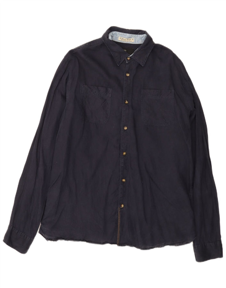 Scotch & Soda Chemise Amsterdam Couture Homme Bleu Marine Moyen