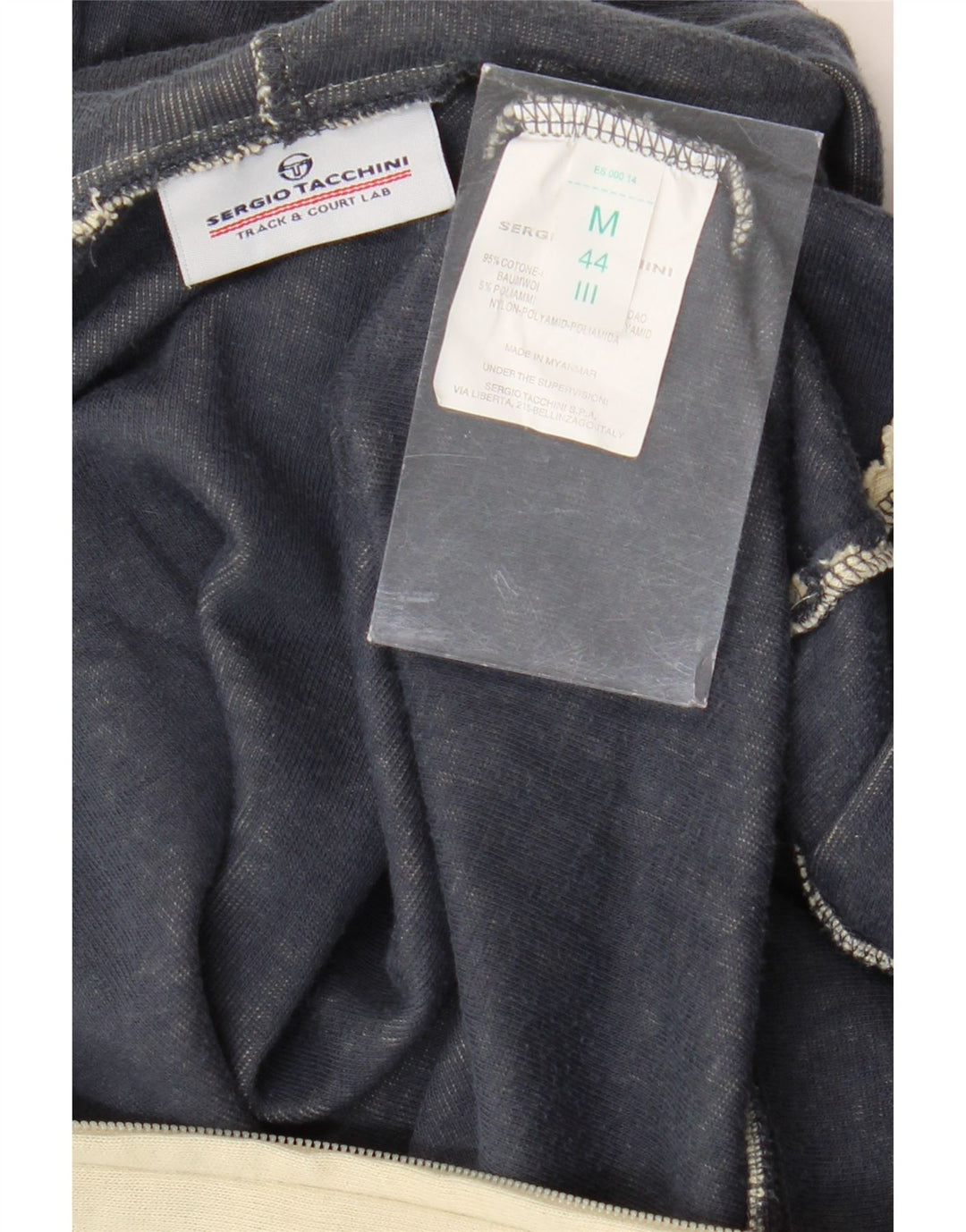 SERGIO TACCHINI Pull à capuche zippé pour femme IT 44 coton beige moyen