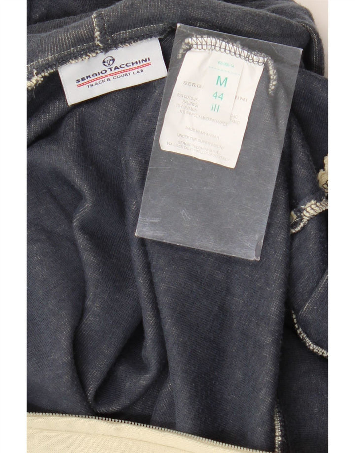 SERGIO TACCHINI Pull à capuche zippé pour femme IT 44 coton beige moyen