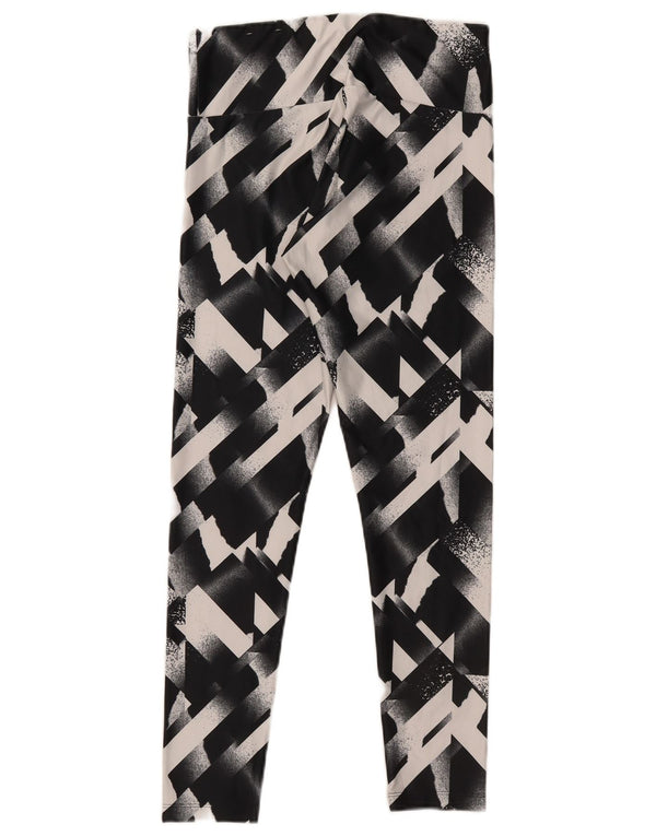 Puma Leggings pour femme UK 42 Medium Noir Géométrique