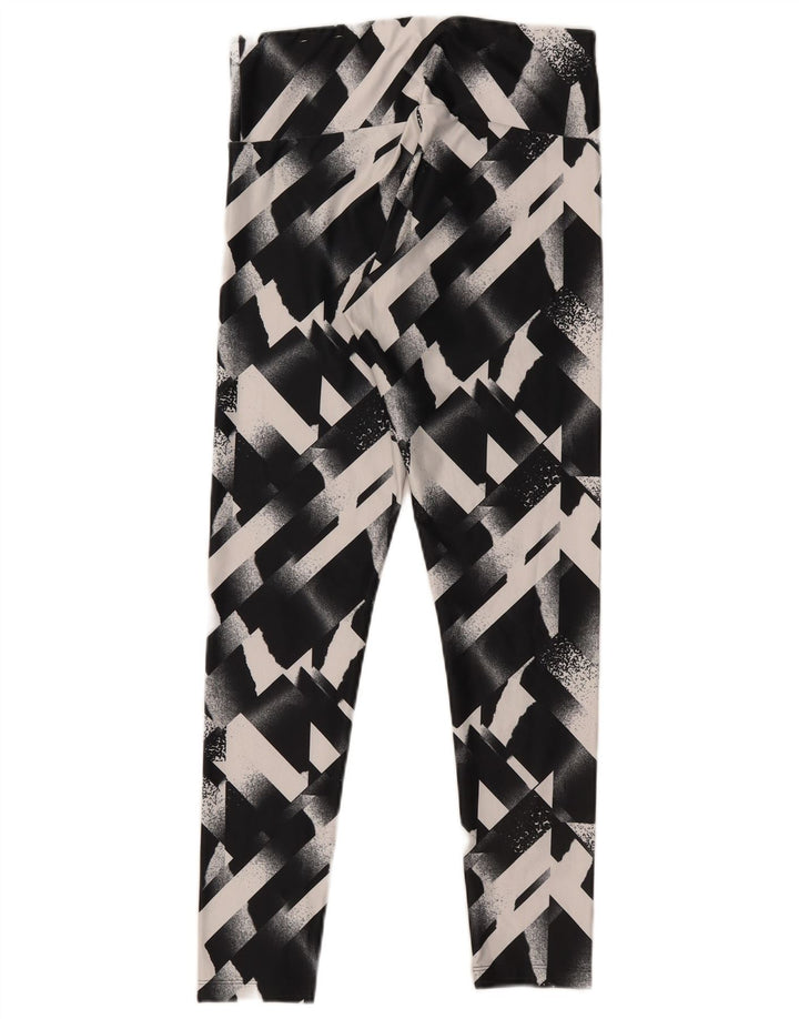 Puma Leggings pour femme UK 42 Medium Noir Géométrique