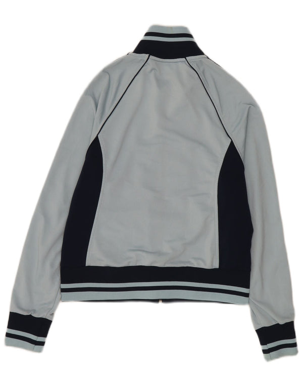 Asics Veste de survêtement pour femme UK 12 Bleu moyen Colourblock