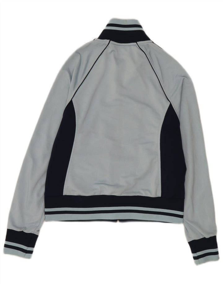 Asics Veste de survêtement pour femme UK 12 Bleu moyen Colourblock