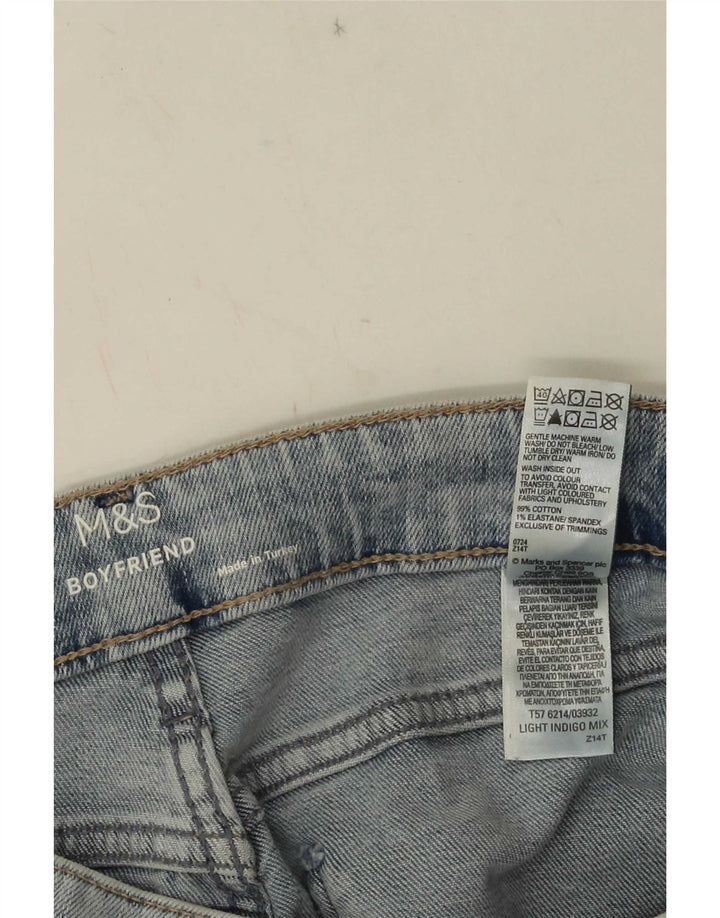 Marks & Spencer Jean fuselé pour femme UK 12 Medium W28 L27 Bleu