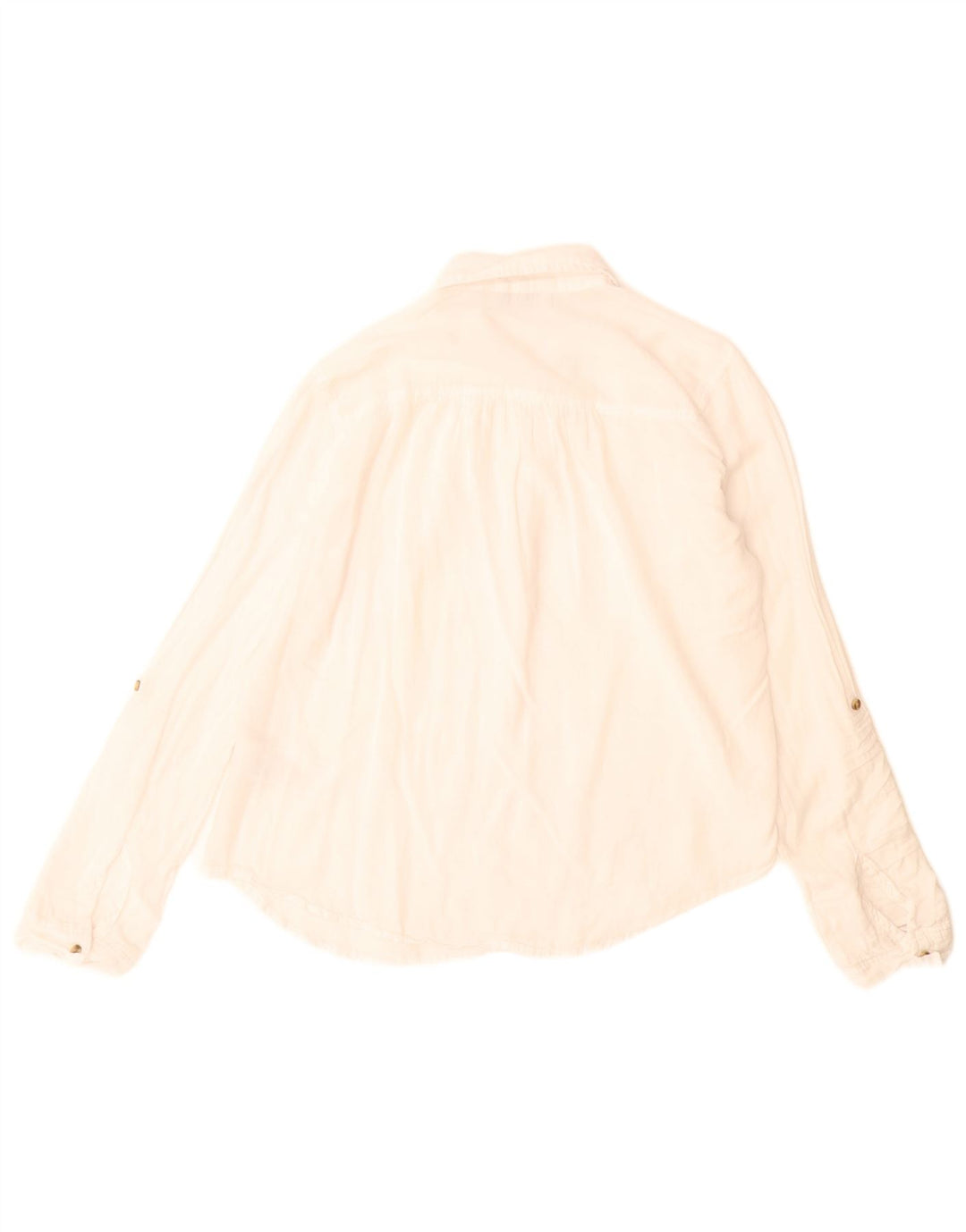 Hollister Chemise pull pour femme UK 6 XS Coton blanc