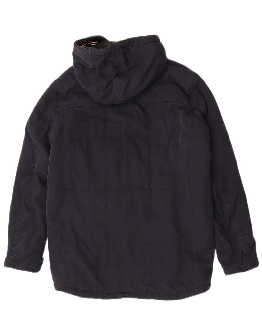 Jack & Jones Veste coupe-vent à capuche pour homme UK 36 Small Bleu marine Polyester