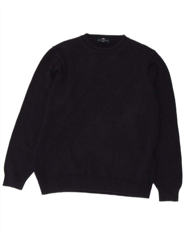 MARKS & SPENCER Pull à col rond pour homme UK 38/40 Bleu marine moyen