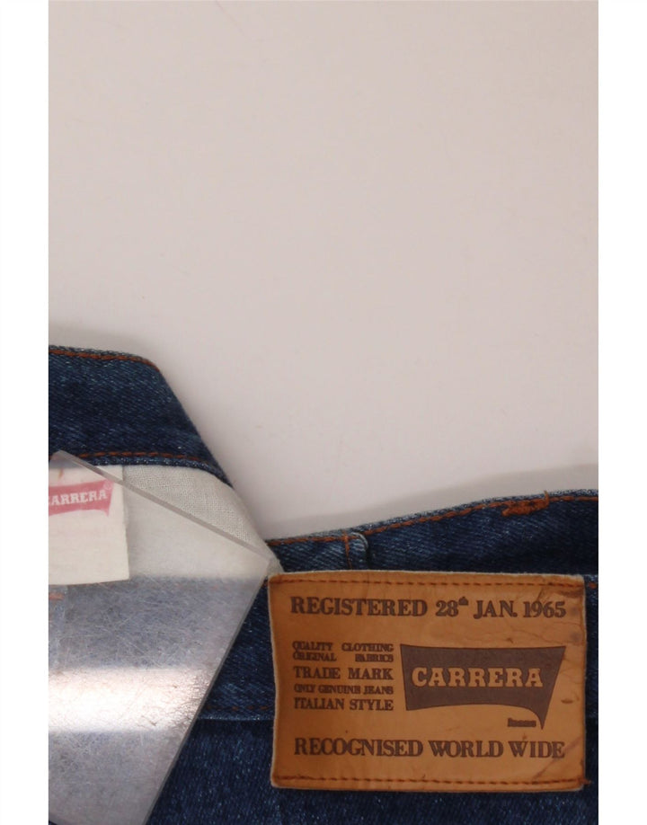 CARRERA Femme Jupe En Jean W32 Large Bleu Coton