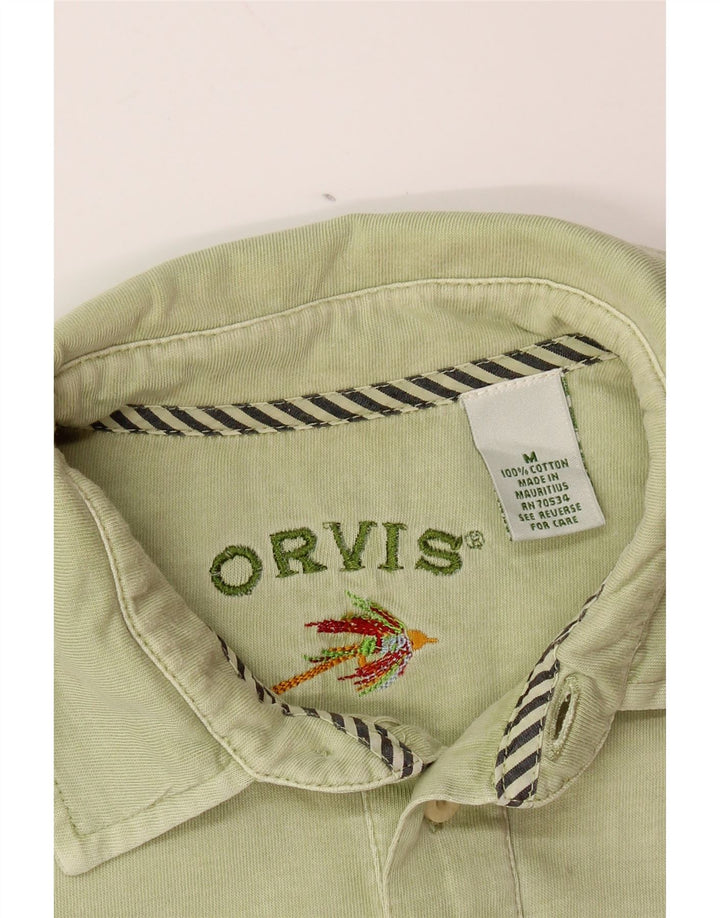 ORVIS Polo Homme Vert Moyen Coton