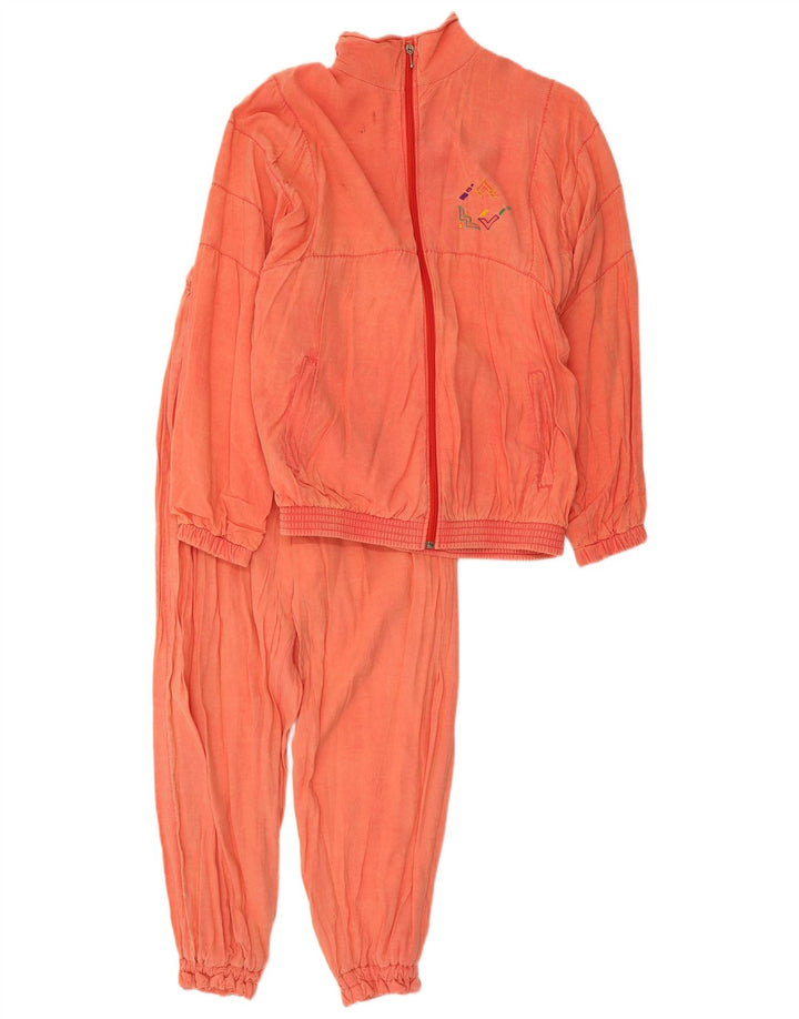 Survêtement complet homme vintage IT 48 Polyester orange moyen