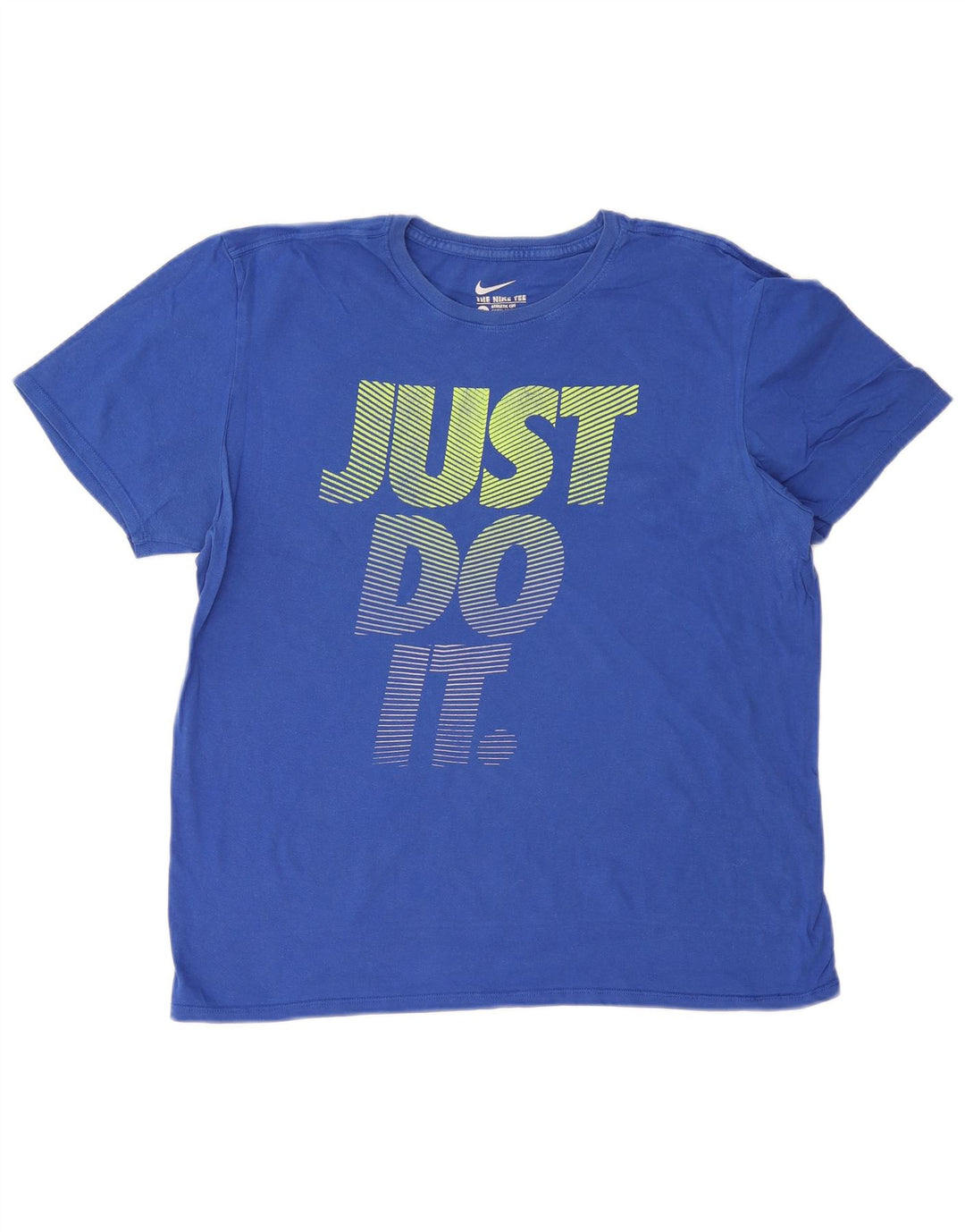 NIKE T-shirt graphique coupe athlétique pour hommes, grand bleu