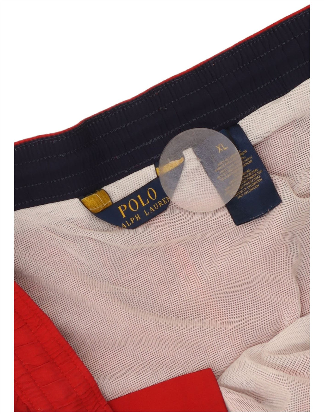 Polo Ralph Lauren Short de bain homme XL nylon rouge