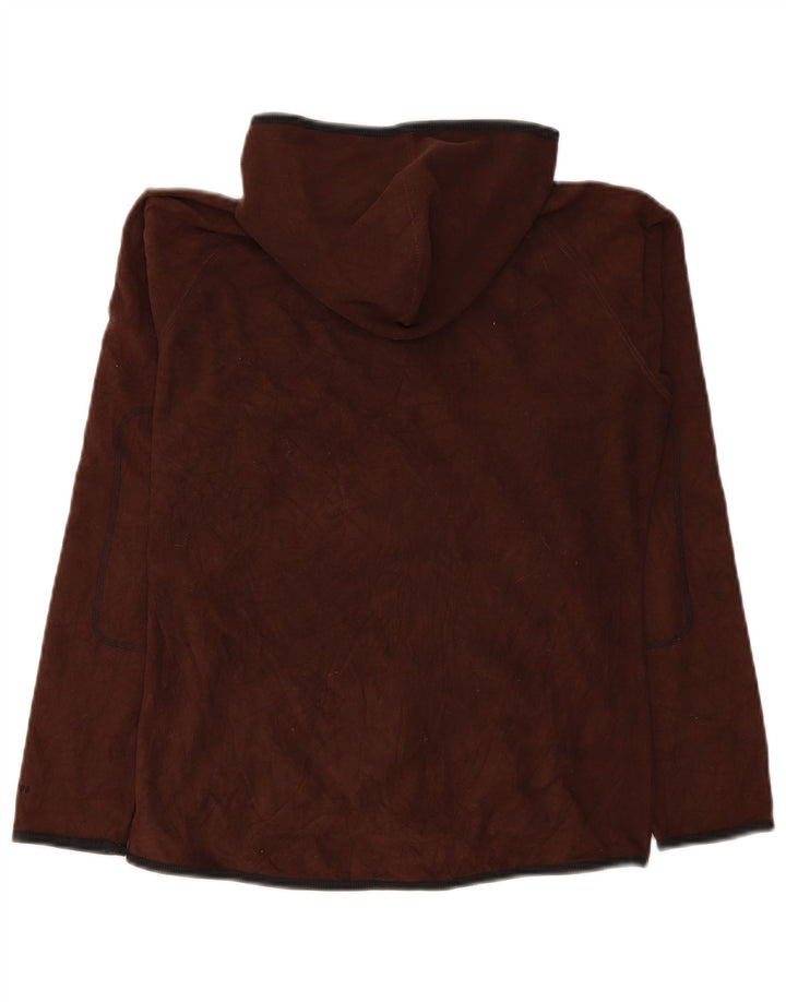 The North Face Veste polaire à capuche pour femme UK 12 Marron moyen Polyester