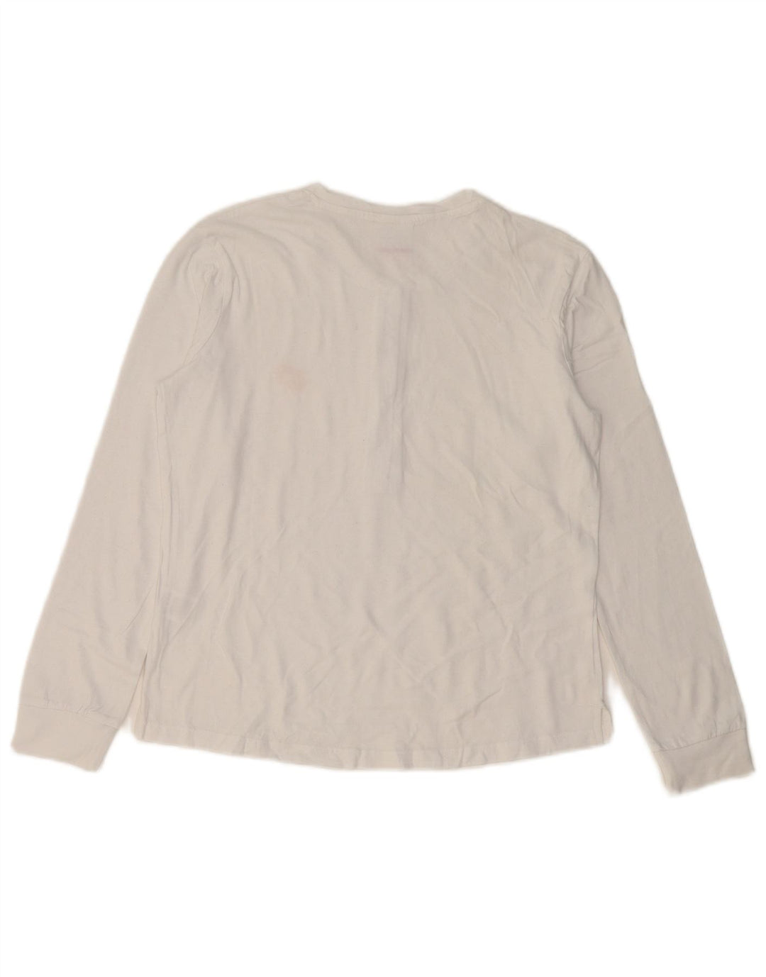 Lotto Haut à manches longues pour femme UK 10 Small Blanc Coton