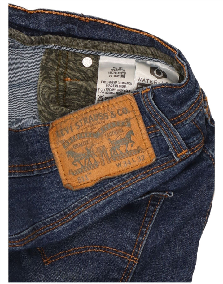 Levi's Jean Slim 511 Homme Bleu W34 L32 Coton