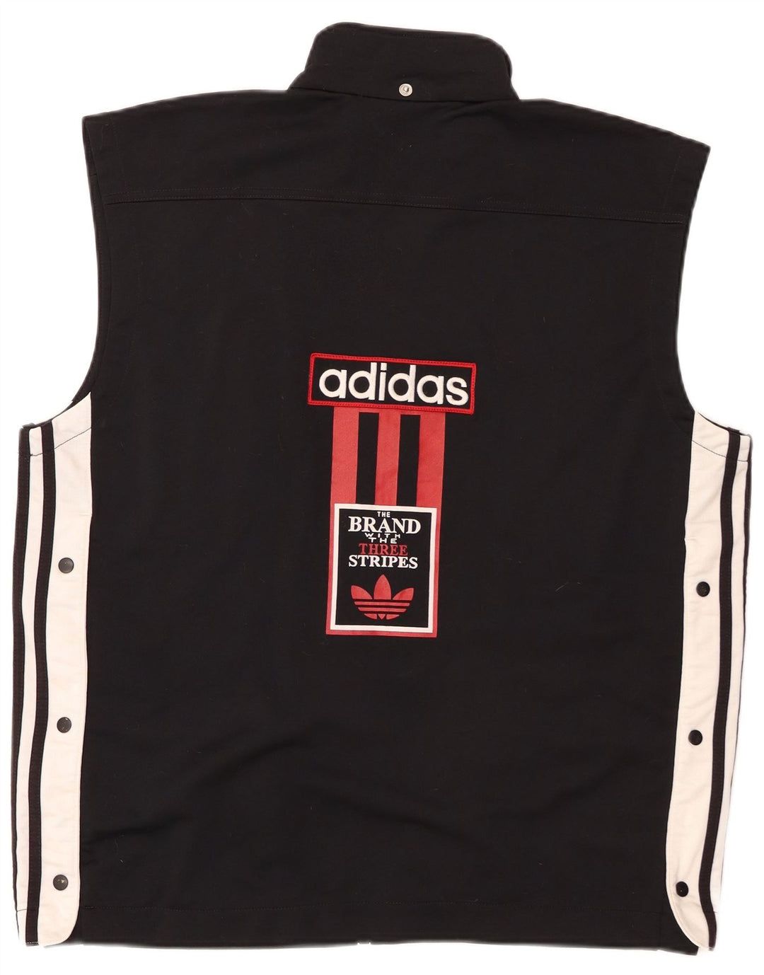 Adidas Veste de survêtement graphique pour homme UK 40/42 Noir moyen Colourblock