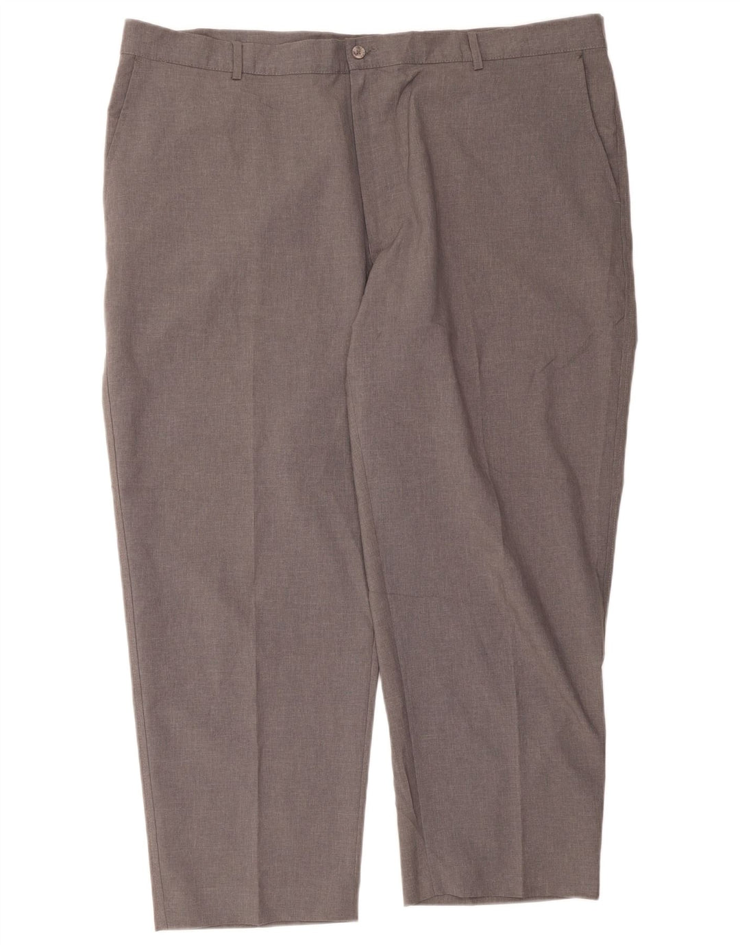Farah Pantalon Chino Droit Homme W48 L29 Gris Polyester