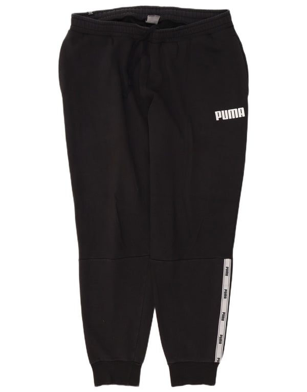 Puma Pantalon de Survêtement Graphique Joggers XL Homme Noir Colorblock Coton