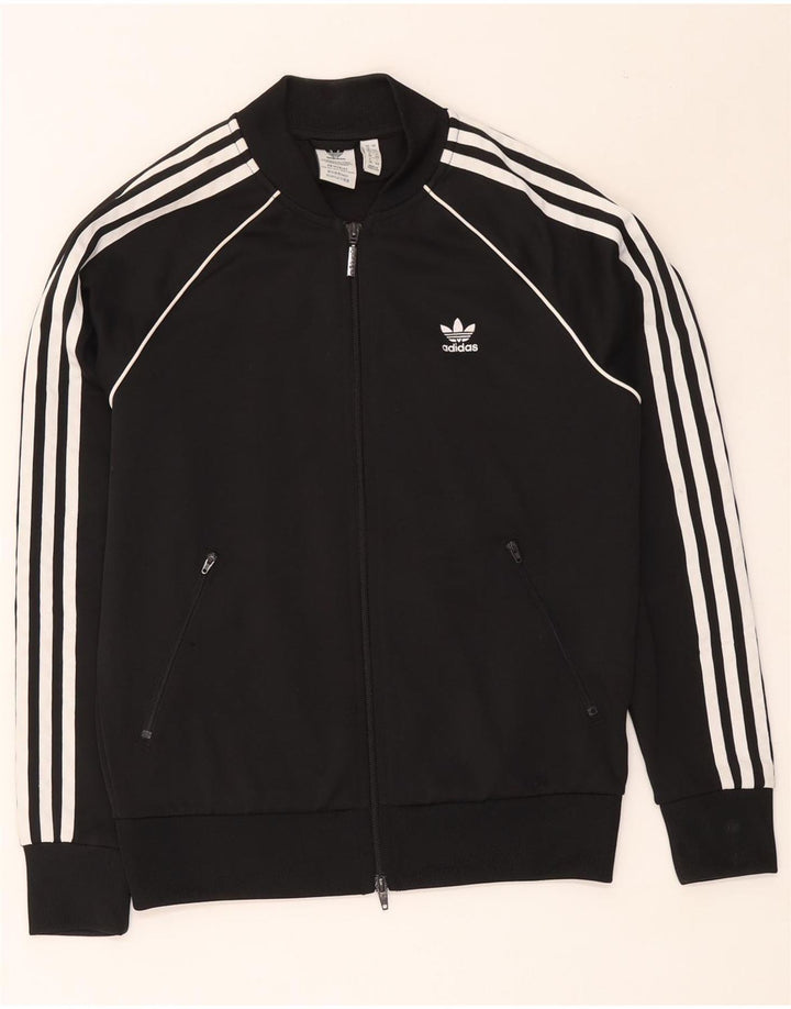 Adidas Veste de survêtement Prime Blue pour femme UK 12 Noir moyen