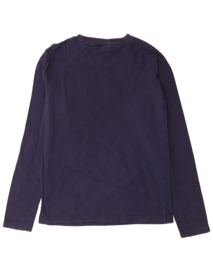 ELLESSE Haut Graphique Homme Manches Longues Petit Bleu Marine Coton