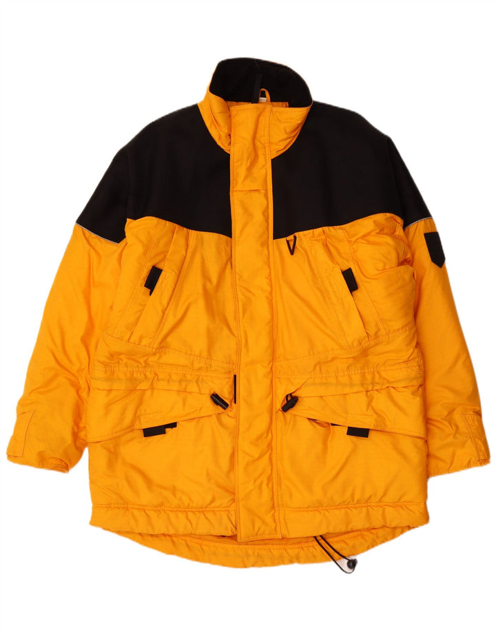 RUCANOR Veste matelassée coupe ample pour homme UK 48 Jaune moyen Colourblock