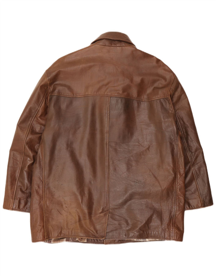 Conbipel Veste en Cuir Homme Natural Wear IT 52 XL Marron