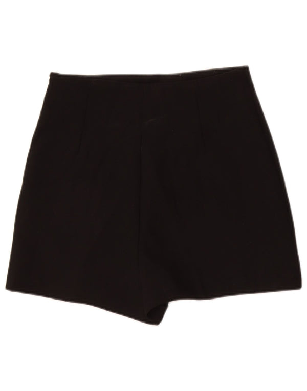 Zara Femme Jupe-short UK 8 Small Noir Polyester