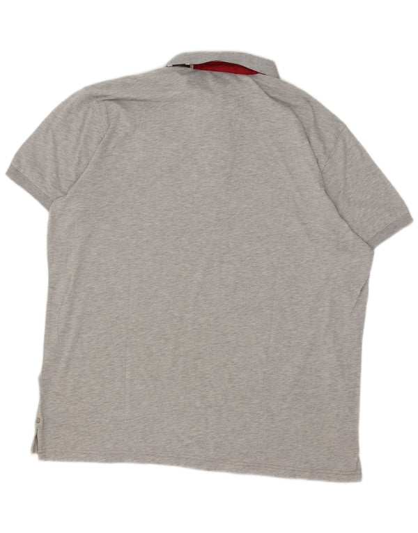 Napapijri Polo graphique géographique pour homme 3XL gris moucheté