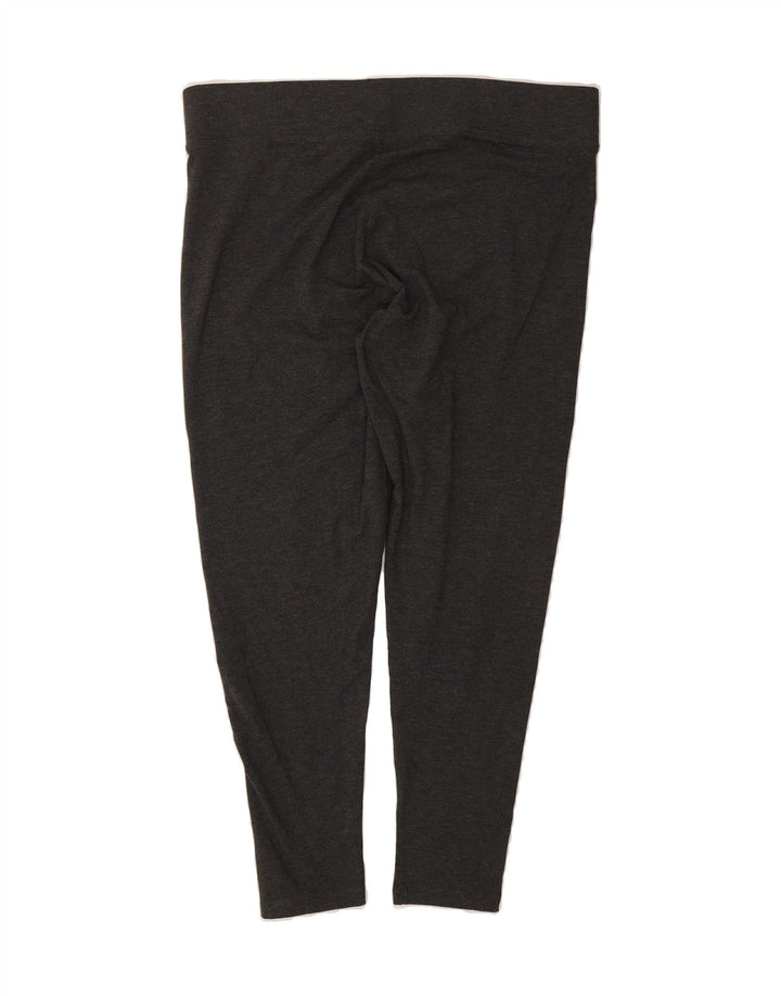 MARKS & SPENCER Womens Leggings UK 18 XL Grey Viscose Vintage Marks & Spencer and Second-Hand Marks & Spencer from Messina Hembry 