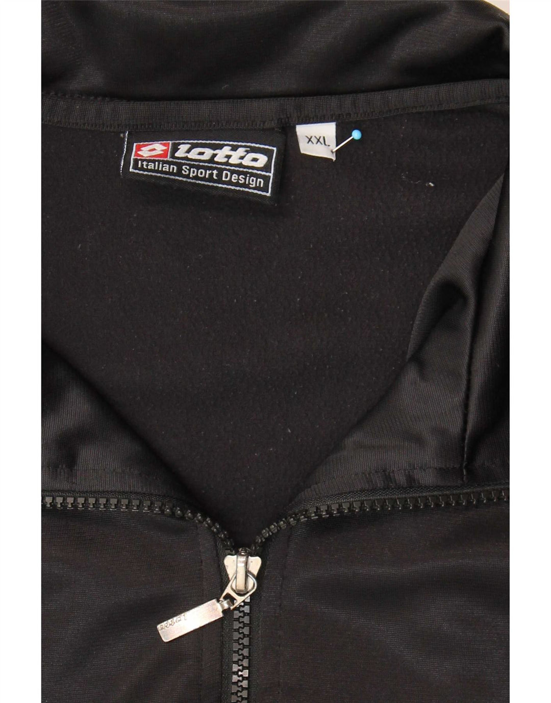 Lotto Veste de survêtement graphique pour homme 2XL Noir