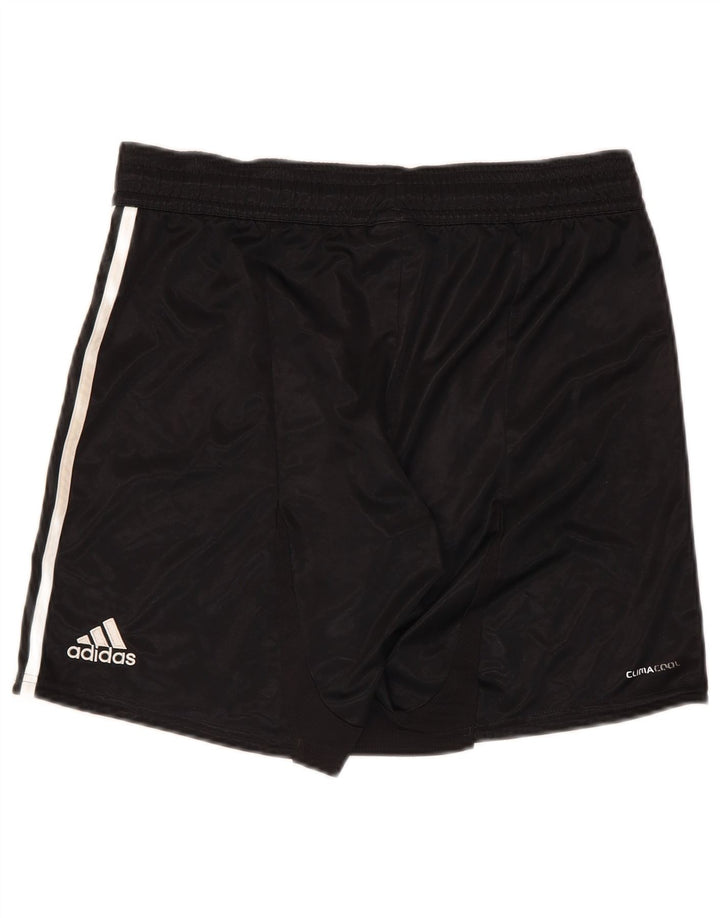 ADIDAS Short de sport Deutscher Fussball Bund pour hommes, petit, noir, polyester