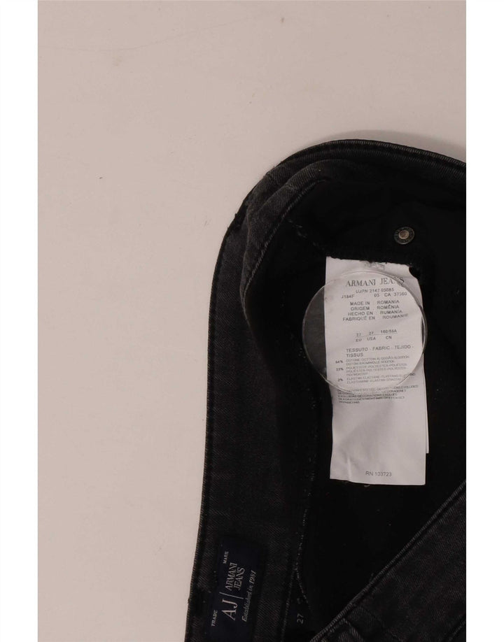 Armani Femme Jean Slim W27 L28 Coton Noir