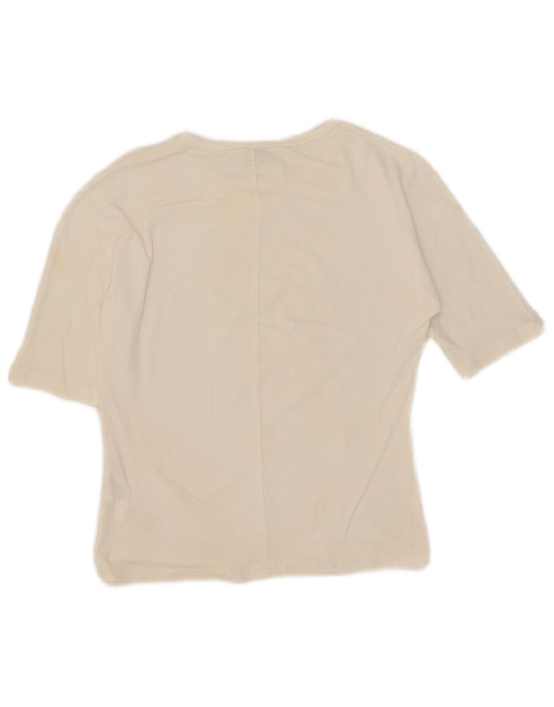 Max Mara T-Shirt Femme Top UK 10 Small Blanc Viscose