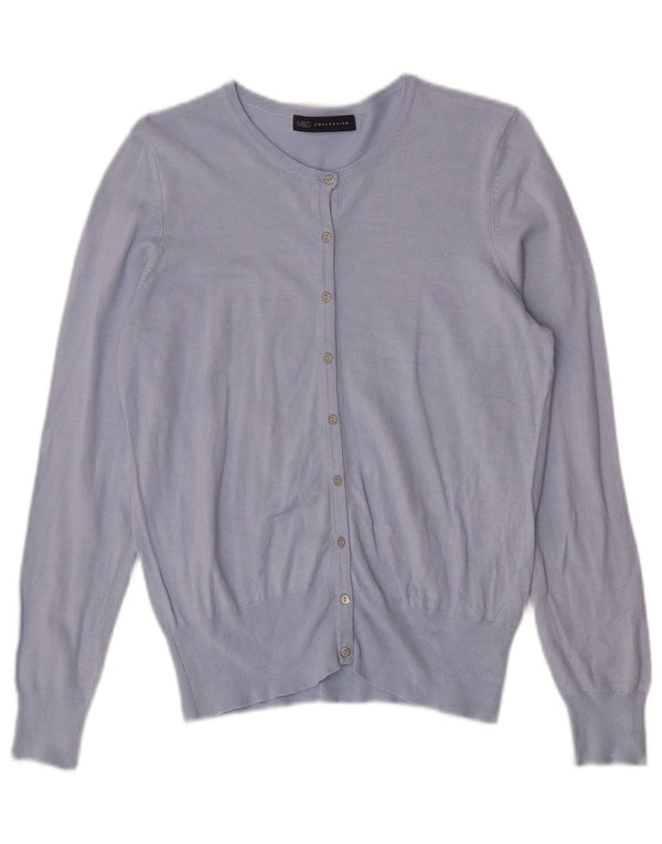 Marks & Spencer Cardigan pour femme en viscose bleu moyen UK 44
