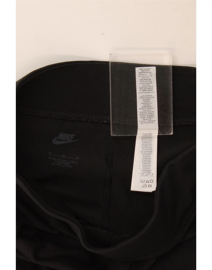 Nike Leggings graphiques pour femmes UK 12 coton noir moyen