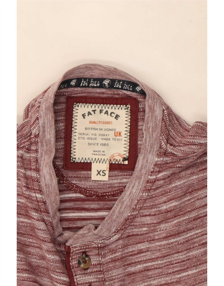 Fat Face T-Shirt Homme Top XS Rouge Rayure