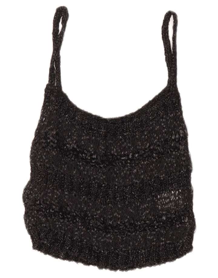 Codice Femmes Crop See Through Cami Top UK 8 Petit Gris Moucheté Polyamide