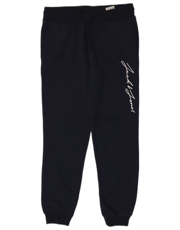 Jack & Jones Pantalon De Survêtement Graphique Joggers Homme Bleu Marine Moyen