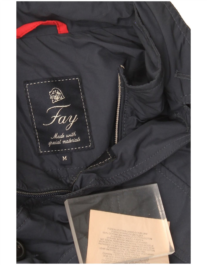Fay Veste utilitaire pour homme UK 38 en coton bleu marine moyen