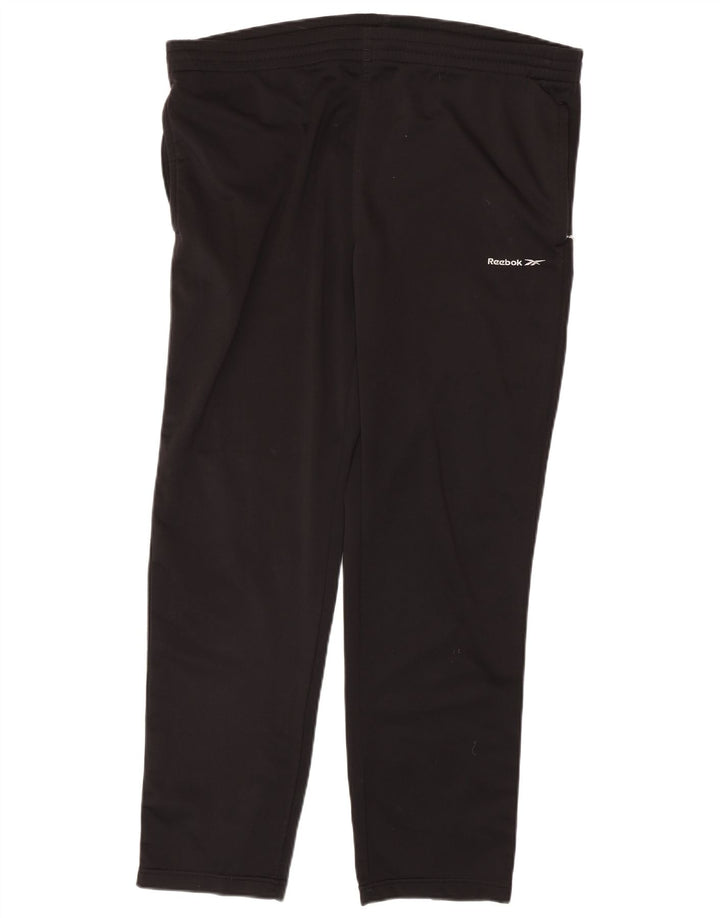 Reebok Pantalon de Survêtement Homme Noir Moyen Polyester